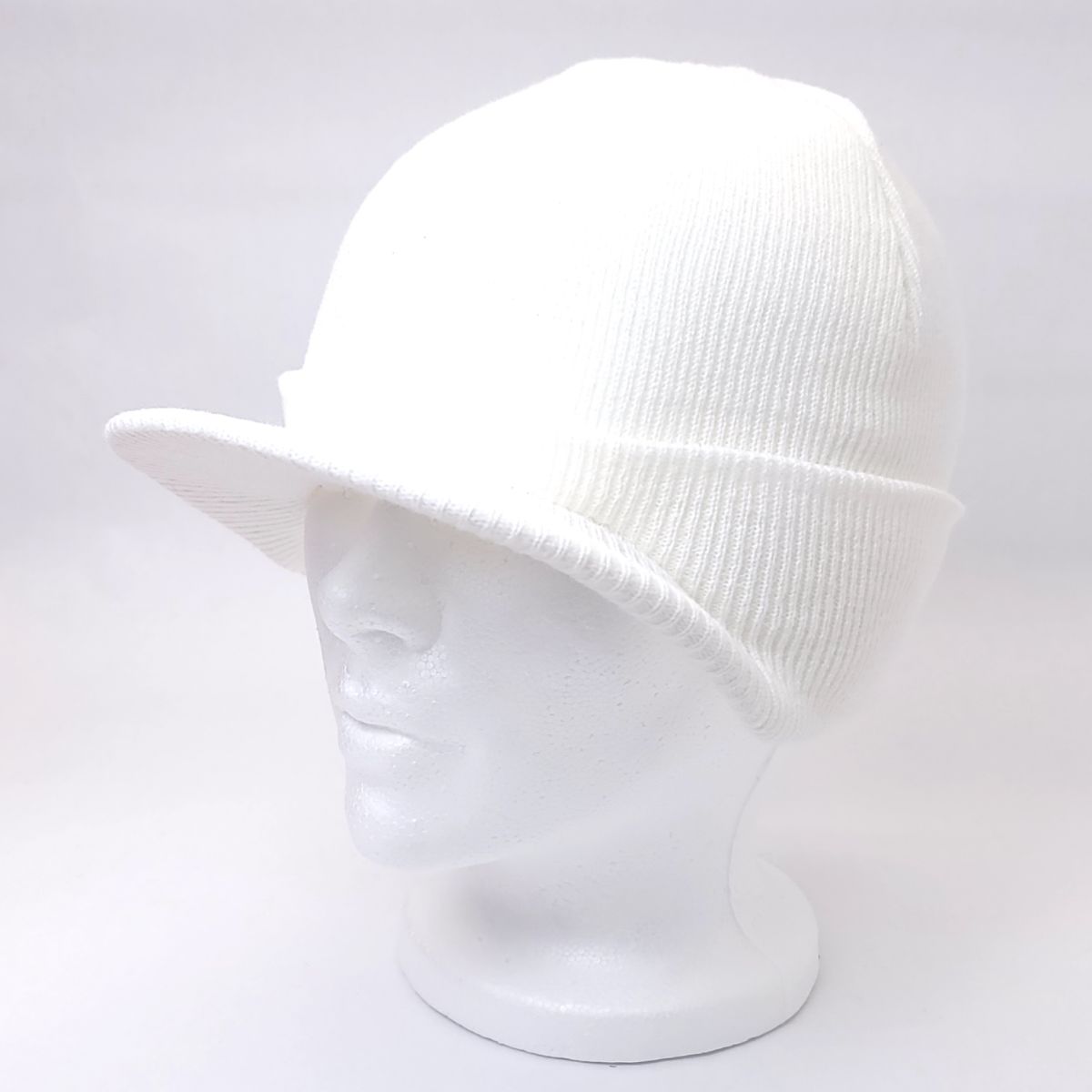 Plain Visor Toque White OSFA Dozen Special