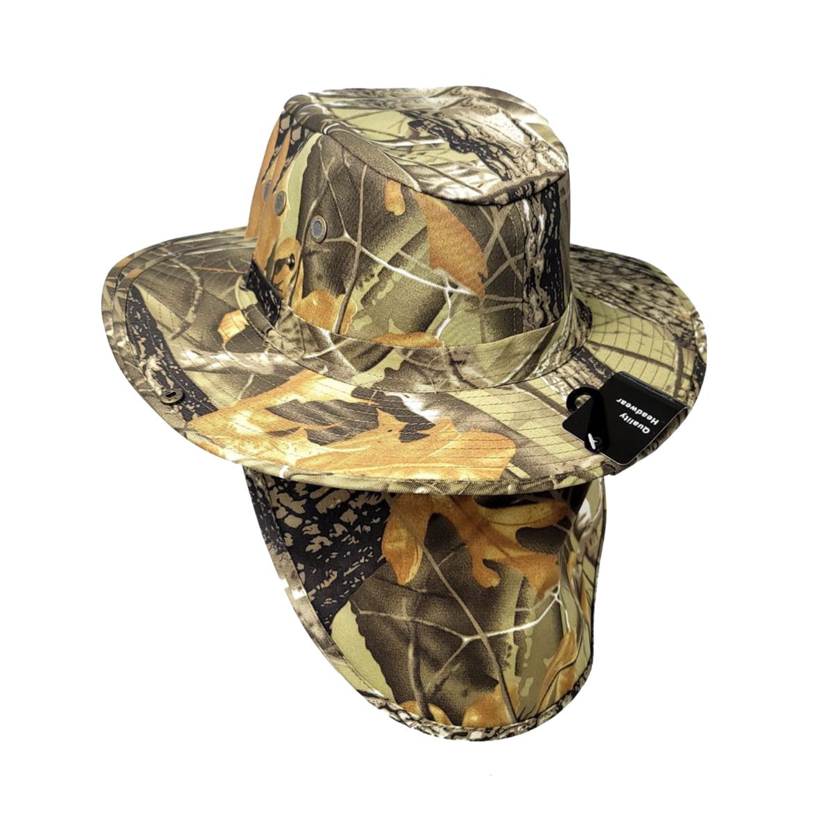 Safari Hat with Neck Cover, Solid, Various Colours & Sizes Hunting Brown Dozen Special Summer Hat
