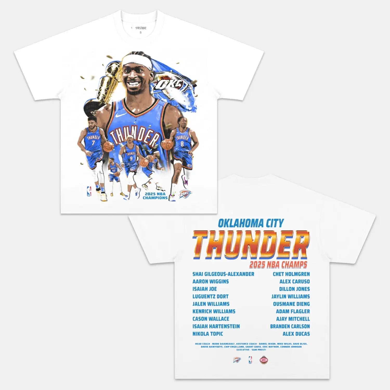 2025 NBA CHAMPS TEE BASKETBALL NBA SPORT