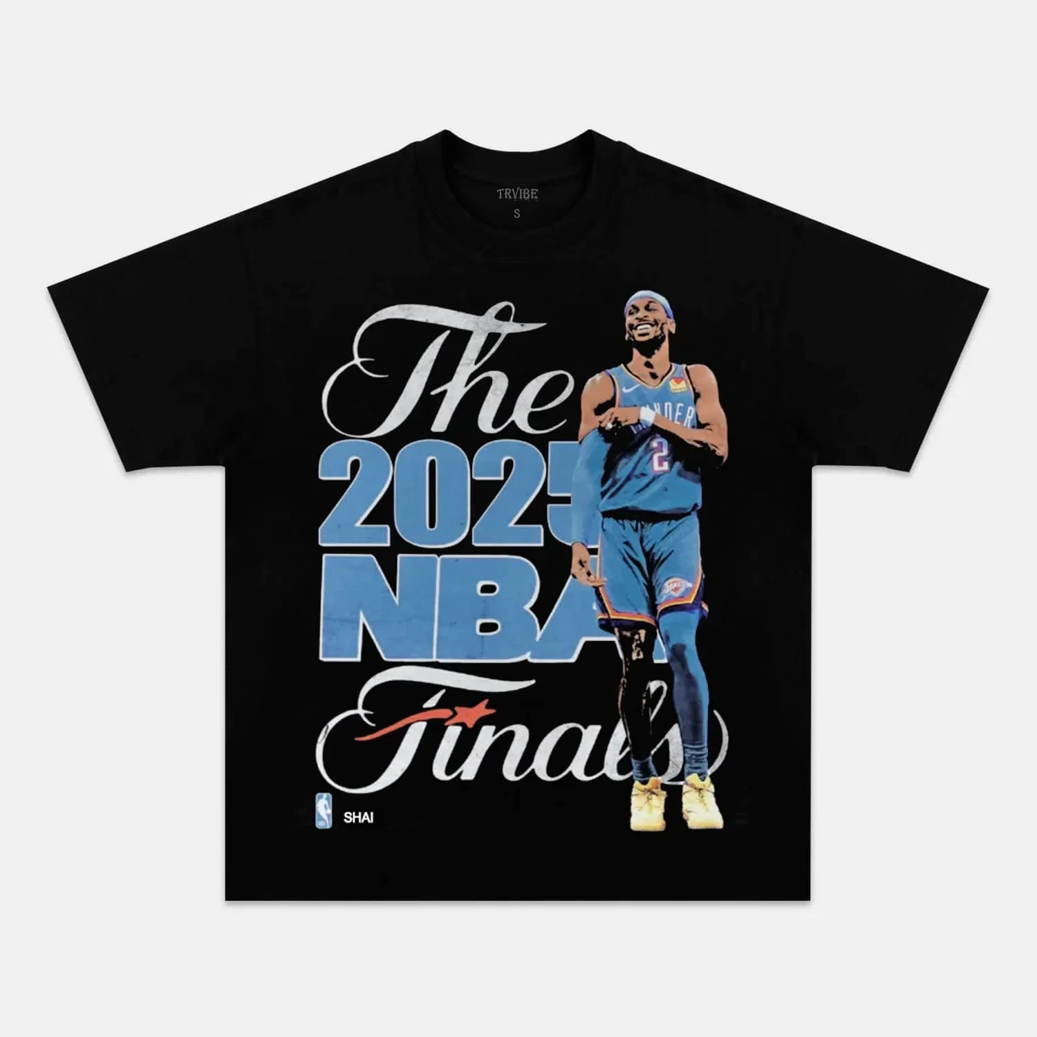 2025 OKLAHOMA CITY THUNDER V6 TEE BLACK TEE BASKETBALL NBA SPORT