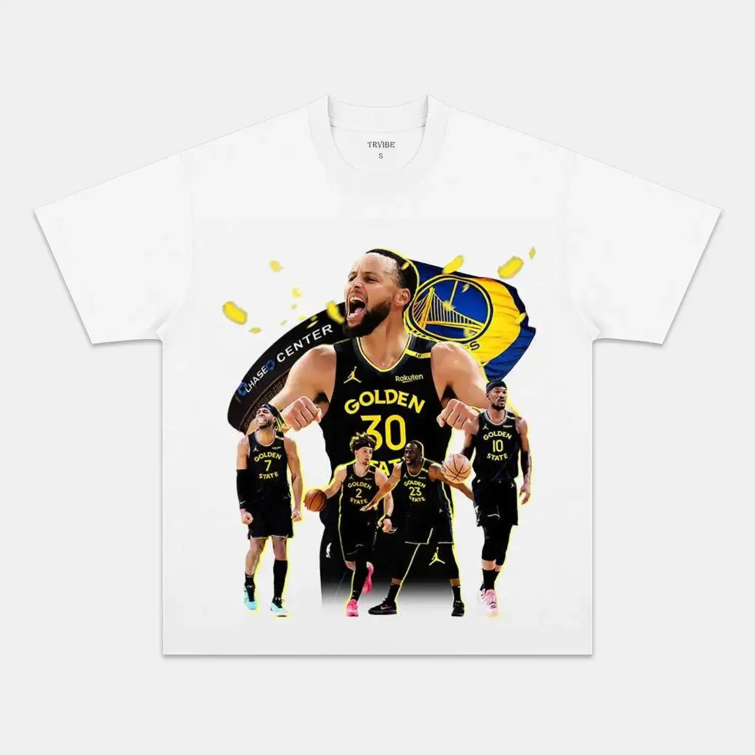 2025 WARRIORS TEE WHITE TEE BASKETBALL NBA SPORT
