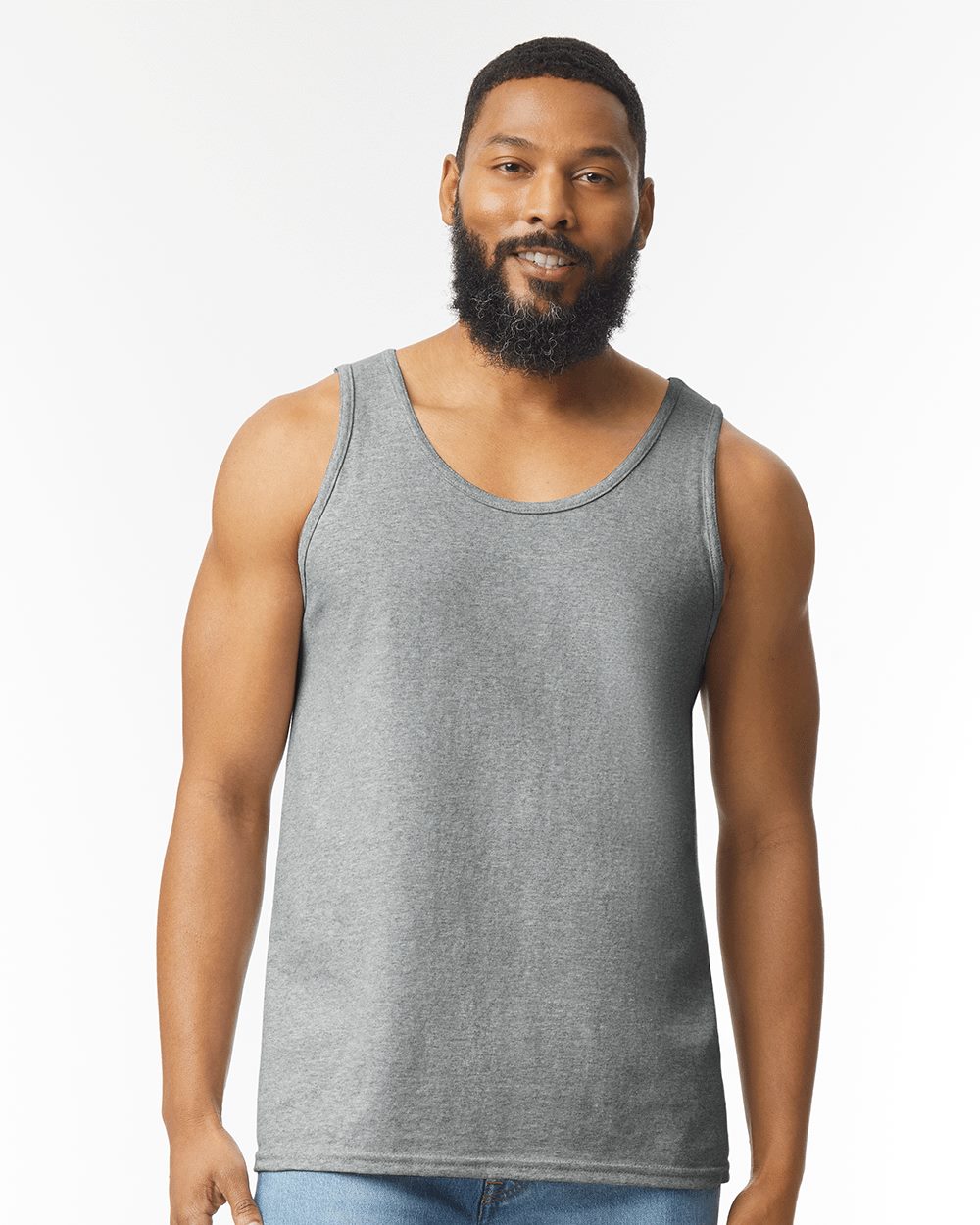 Gildan 2200, Unisex Ultra Cotton Tank Top, Black