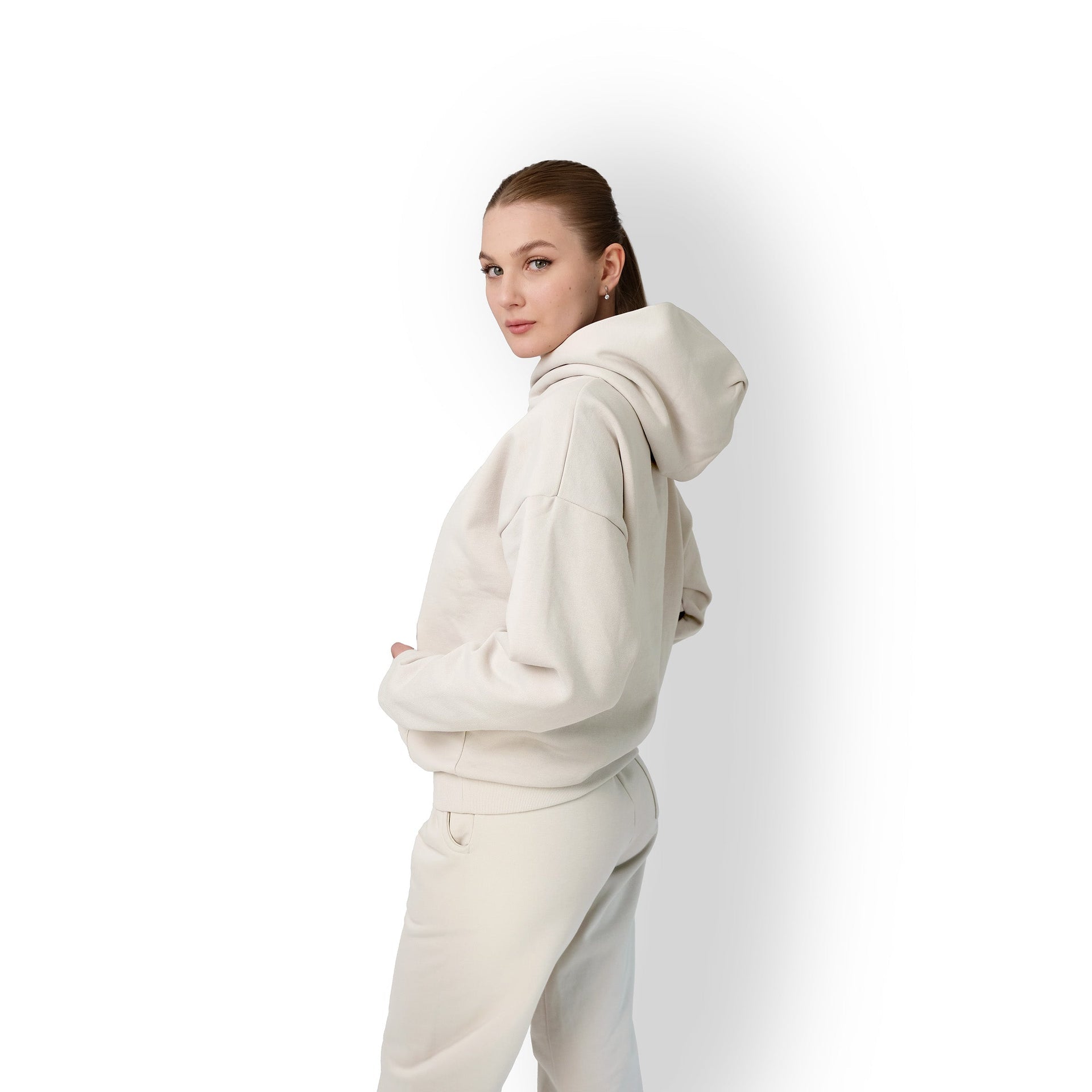 HERO-2050 MAX Unisex Blank Hoodie - Icy Rock 2050M Adult HERO MAX Tops Unisex