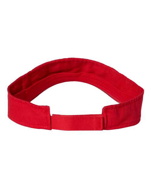 Valucap VC500, Bio-washed Visor, Red