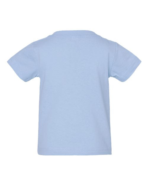 Rabbit Skins 3401, Infant Cotton Jersey Tee, Light Blue