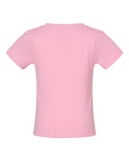 Rabbit Skins 3401, Infant Cotton Jersey Tee, Pink