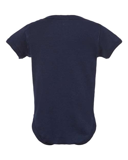 Rabbit Skins 4400, Infant Baby Rib Bodysuit, Navy