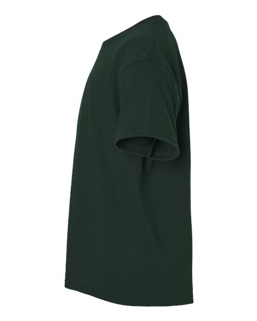 Gildan 8000B, Youth Dryblend T-shirt, Forest Green