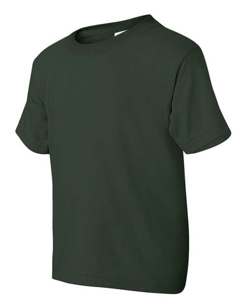 Gildan 8000B, Youth Dryblend T-shirt, Forest Green