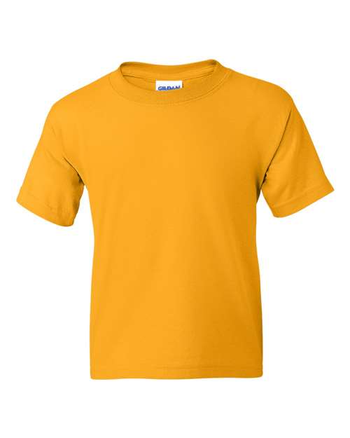 Gildan 8000B, Youth Dryblend T-shirt, Gold