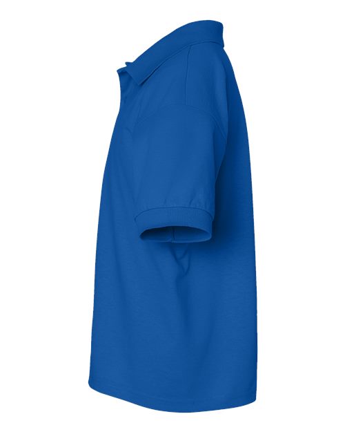 Gildan 8800B, Youth Dryblend Jersey Polo, Royal