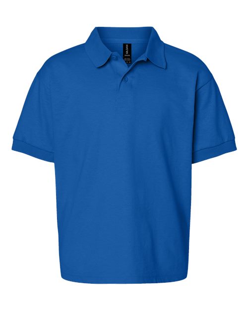 Gildan 8800B, Youth Dryblend Jersey Polo, Royal