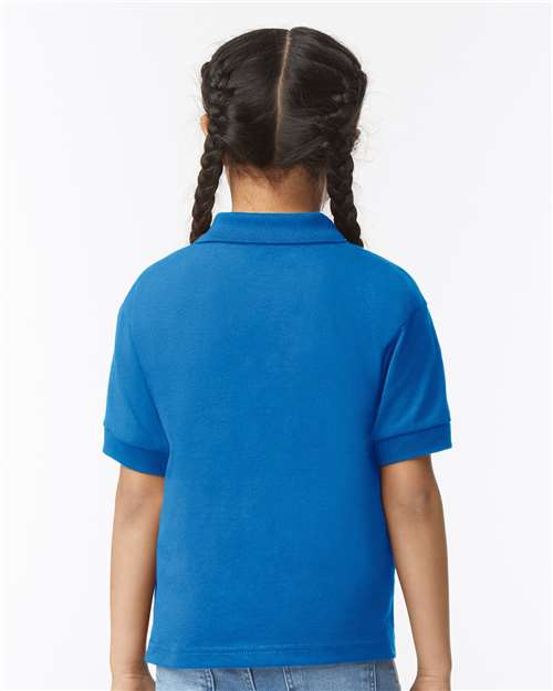Gildan 8800B, Youth Dryblend Jersey Polo, Royal