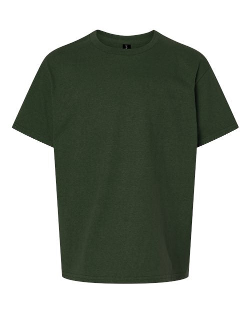 Gildan 2000B, Youth Ultra Cotton T-shirt, Forest Green