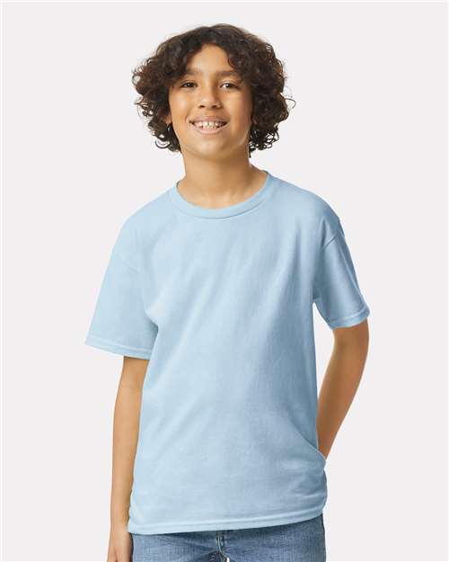 Gildan 2000B, Youth Ultra Cotton T-shirt, Light Blue