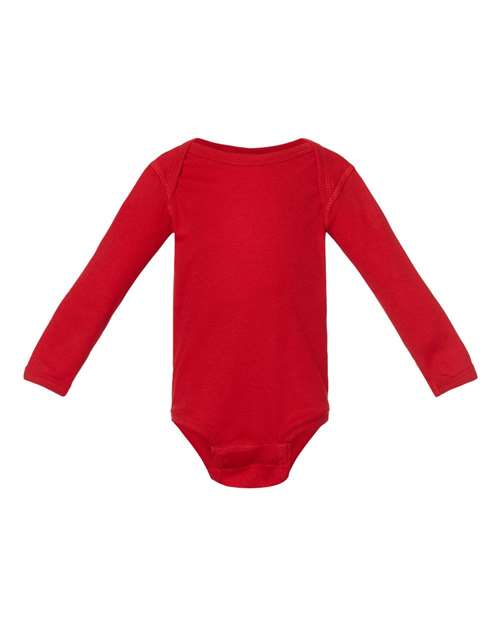 Infant Long Sleeve Baby Rib Bodysuit -  - 608 - Toronto Screen Printing- Color