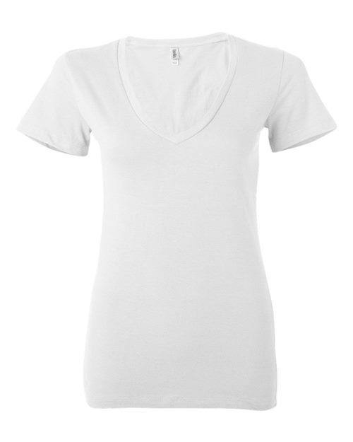 Women’s Jersey Deep V-Neck Tee - - 2259 4-4.9 oz 57306 6035 Adult BELLA + CANVAS Best Selling Brands Blends Company Store Female Faves Company Store Style Guide Company Store Tops Cotton - 100% Cotton - Combed Cotton - Over 50% Cotton - Ringspun Eco Dyed Fashion T-Shirts Fitted Go To Fashion Jersey Light (Under 5 oz) Neons No Treatment No Visible Logos Polyester - Over 50% Premium Fashion Ringspun S&S Deep Deals Short Sleeves Side Seams T-Shirts T-Shirts - Premium Tear Away Tops V-Neck Womens