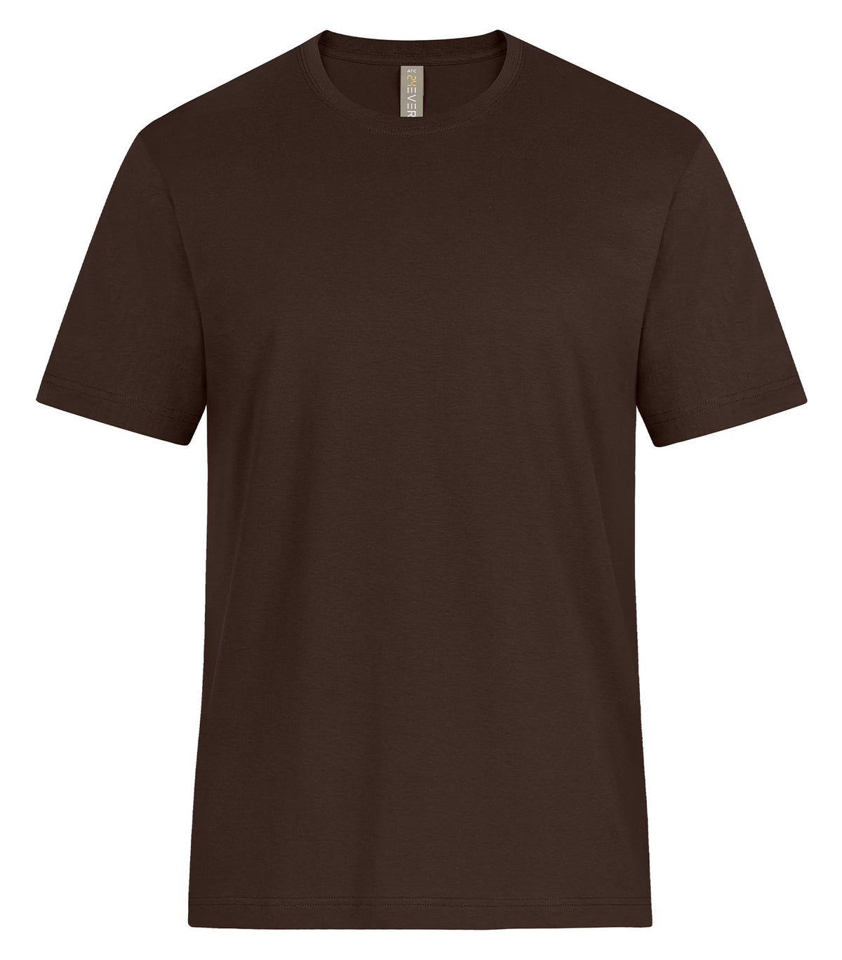 ATC 24EVER 24EVER, Ring Spun Cotton Tee., Dark Chocolate