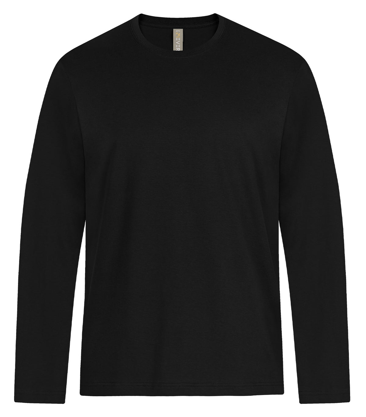 ATC 24EVER 24EVERLS, 24ever Ring Spun Cotton Long Sleeve Tee, Black