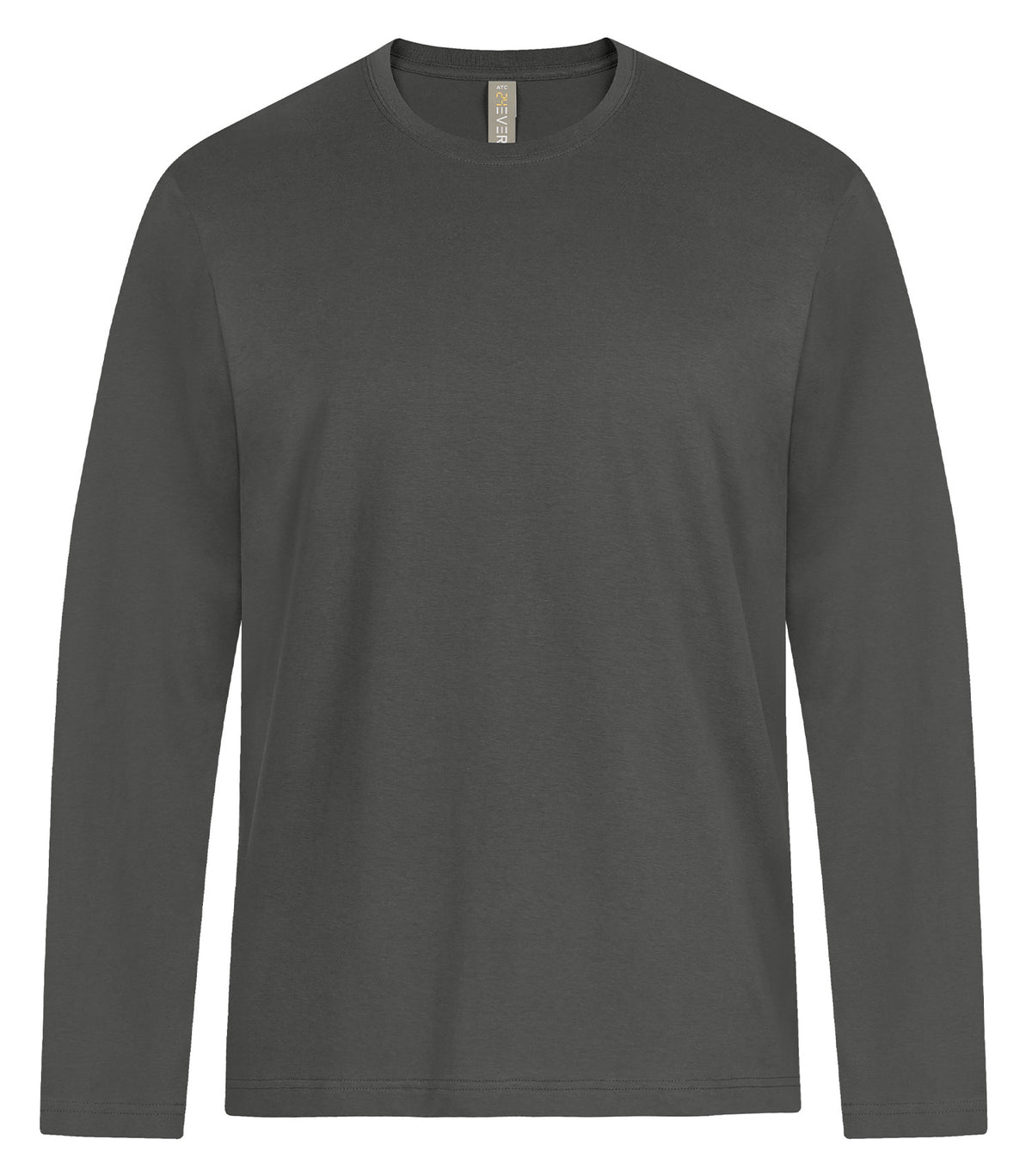 ATC 24EVER 24EVERLS, 24ever Ring Spun Cotton Long Sleeve Tee, Charcoal