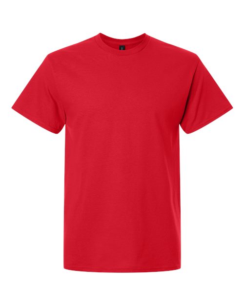 Gildan 5000, Unisex Heavy Cotton T-shirt, Red