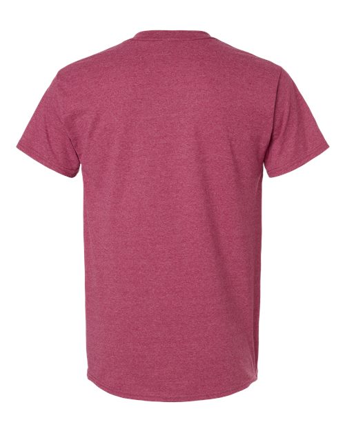 Gildan 2000, Unisex Ultra Cotton T-shirt, Heather Cardinal