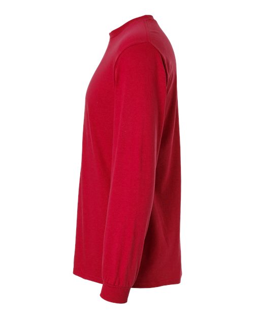 Gildan 8400, Unisex Dryblend 50/50 Long Sleeve T-shirt, Red