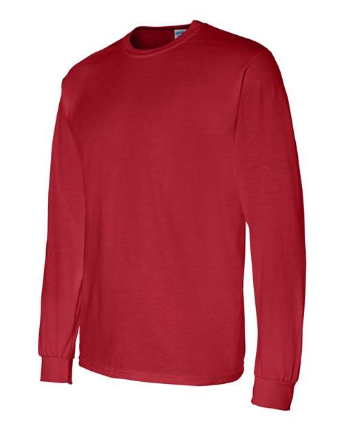 Gildan 8400, Unisex Dryblend 50/50 Long Sleeve T-shirt, Red
