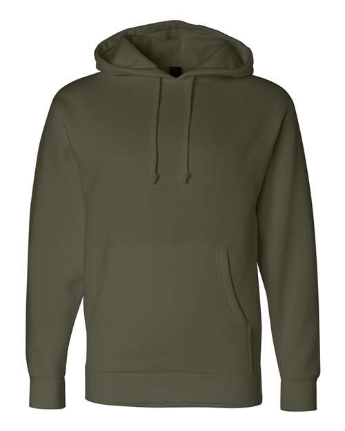 Independent Trading Co. IND4000, Unisex Heavyweight Hooded Sweatshirt, Army