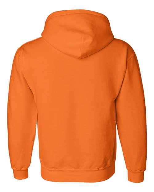 Gildan 12500, Unisex Dryblend Hooded Sweatshirt, Safety Orange