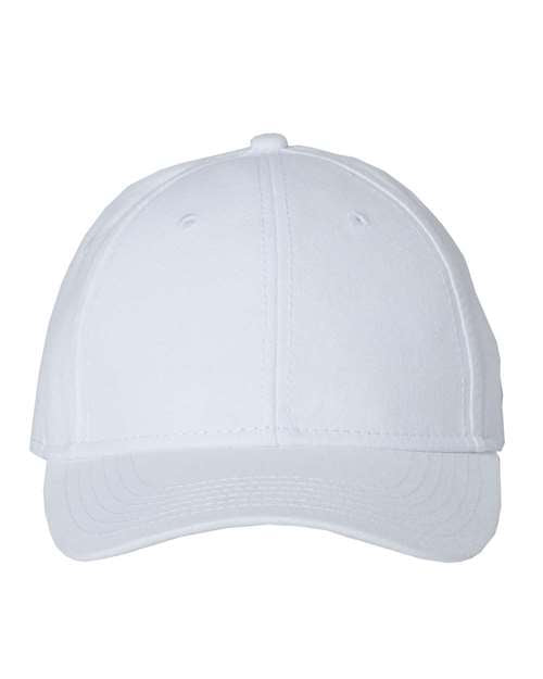 Structured Cap - - 454 White Adjustable 24295 Adjustable Adult AH30 Brushed Cotton Cotton - 100% Cotton - Over 50% Embroidered Fitness and Wellness Garment Washed Go To Fashion Hats Headwear Mens & Unisex Mid Profiles No Visible Logos One Size Open Backs Pre-Curved Visor School & Team Screen Print Six-Panel Slide Buckle Socially Conscious Manufacturing Structured Sustainable Manufacturing Sustainable Styles Valucap