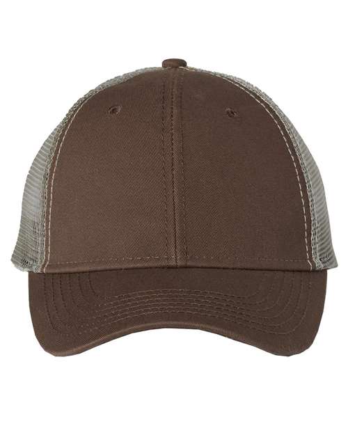 Bio-Washed Trucker Cap - - 482 Brown Khaki Adjustable 27195 Adjustable Adult AH80 Company Store Hats Company Store Headwear Company Store Style Guide Cotton Cotton - Over 50% Embroidered Fitness and Wellness Go To Fashion Hats Headwear Hook and Loop Mens & Unisex Mesh Mesh Back Mid Profiles No Visible Logos One Size Open Backs Polyester Pre-Curved Visor School & Team Screen Print Six-Panel Socially Conscious Manufacturing Structured Sustainable Manufacturing Sustainable Styles Truckers Valucap
