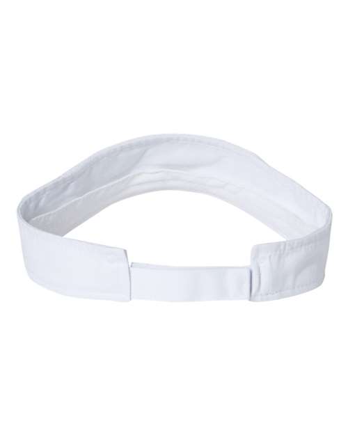 Valucap VC500, Bio-washed Visor, White