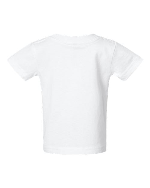 Rabbit Skins 3401, Infant Cotton Jersey Tee, White