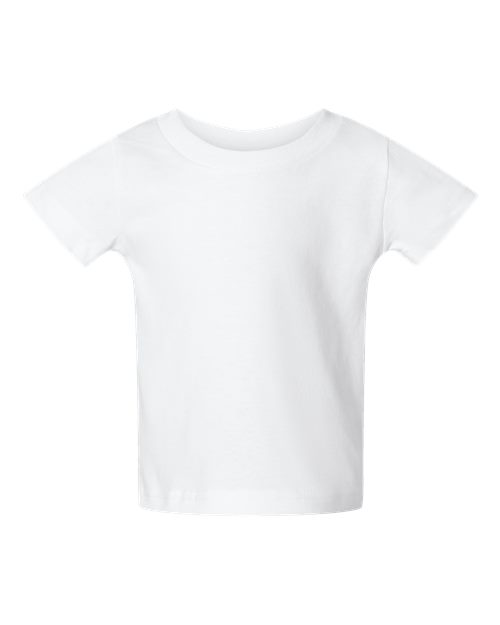 Rabbit Skins 3401, Infant Cotton Jersey Tee, White