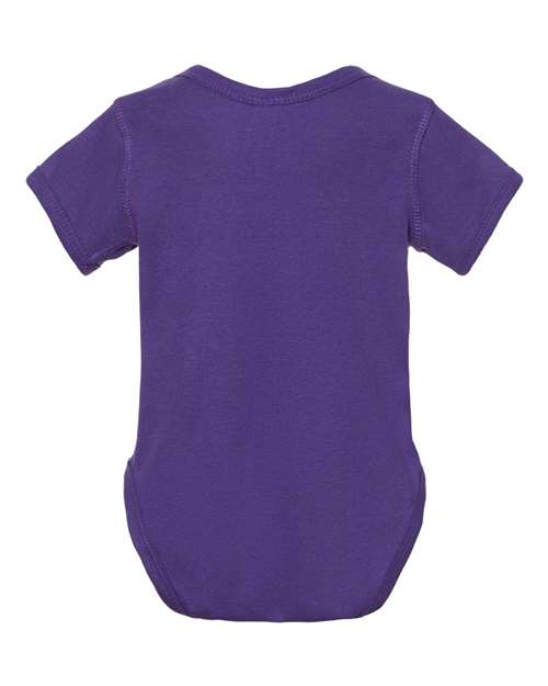 Rabbit Skins 4400, Infant Baby Rib Bodysuit, Purple