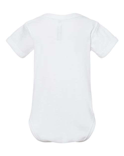 Rabbit Skins 4400, Infant Baby Rib Bodysuit, White