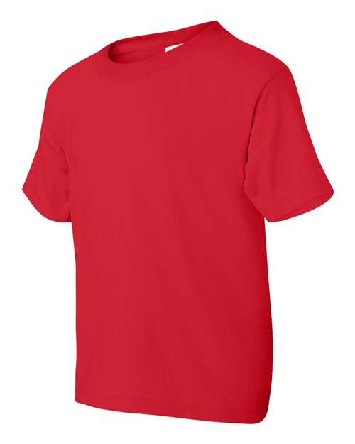 Gildan 8000B, Youth Dryblend T-shirt, Red
