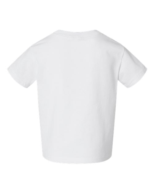 Rabbit Skins 3301T, Toddler Cotton Jersey Tee, White