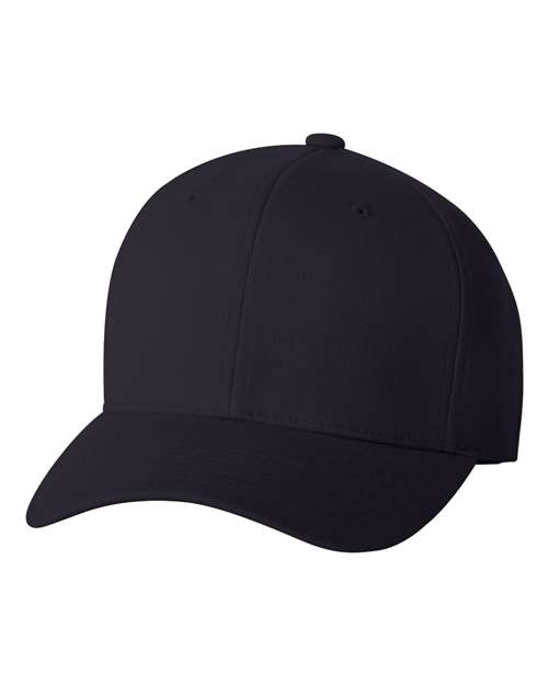 Wool-Blend Cap - - 484 Dark Navy 2023 Fall Style Guide 27395 6477 Adult Blends Embroidered Fitness and Wellness Fitted Flexfit FSG Fall Festivals FSG Fall Festivities Go To Fashion Hats Headwear Mens & Unisex Mid Profiles No Visible Logos Pre-Curved Visor School & Team Screen Print Six-Panel Spandex Structured