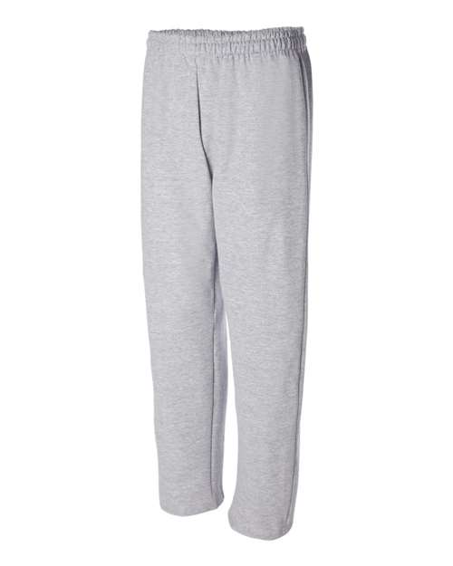 Gildan 18400, Unisex Heavy Blend Open-bottom Sweatpants, Sport Grey