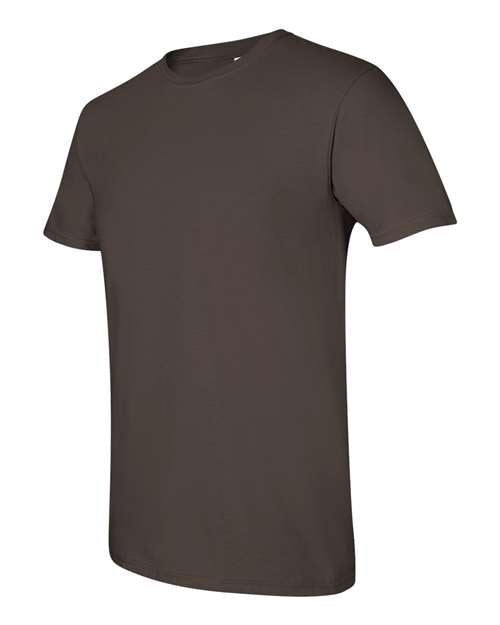 Gildan 64000, Unisex Softstyle T-shirt, Dark Chocolate