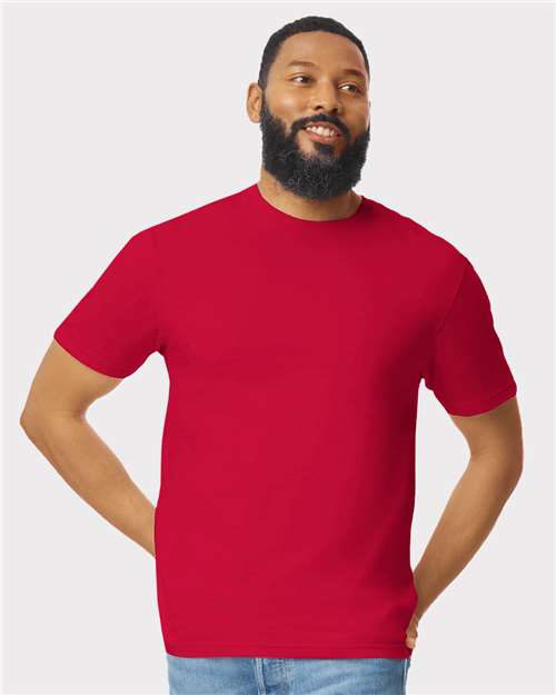 Softstyle Ring-Spun T-Shirt | Comfortable | Unisex - 64000 Red casual comfortable cotton everyday wear Polyester printable ring-spun softstyle t-shirt T-Shirts - Core unisex