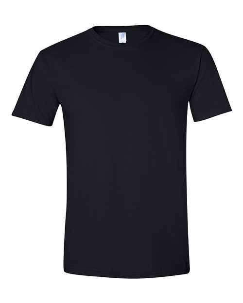 Softstyle Ring-Spun T-Shirt | Comfortable | Unisex - 64000 Black casual comfortable cotton everyday wear Polyester printable ring-spun softstyle t-shirt T-Shirts - Core unisex