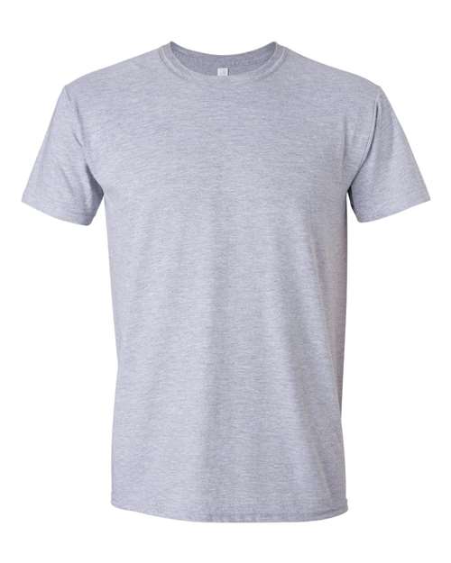 Softstyle Ring-Spun T-Shirt | Comfortable | Unisex - 64000 Sport Grey casual comfortable cotton everyday wear Polyester printable ring-spun softstyle t-shirt T-Shirts - Core unisex