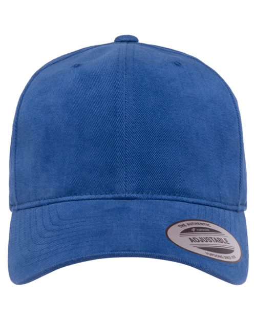 Structured Brushed Twill Cap - - 2995 6363V 73995 Adjustable Adult Cotton Go To Fashion Hats Headwear Hook and Loop Mid Profiles School & Team Six-Panel Structured YP Classics