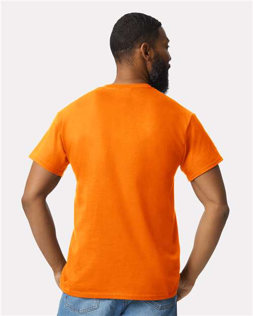 Gildan 2300, Unisex Ultra Cotton Pocket T-shirt, Safety Orange