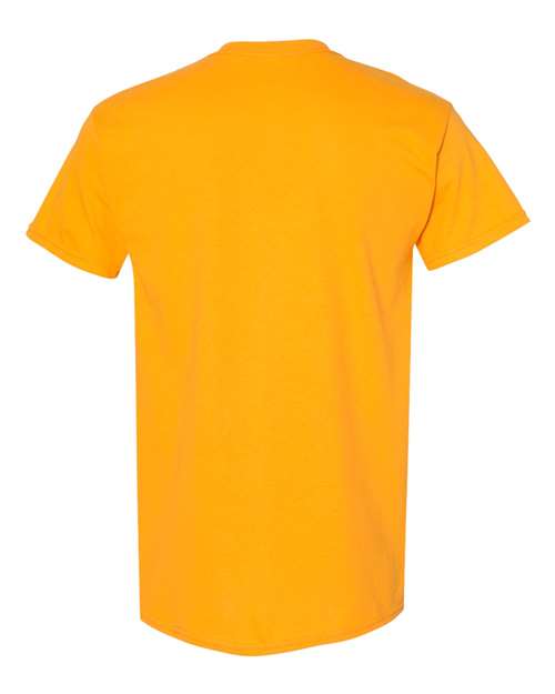 Gildan 5000, Unisex Heavy Cotton T-shirt, Gold