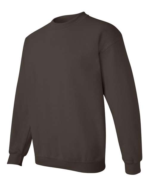 Gildan 18000, Unisex Heavy Blend Crewneck Sweatshirt, Dark Chocolate