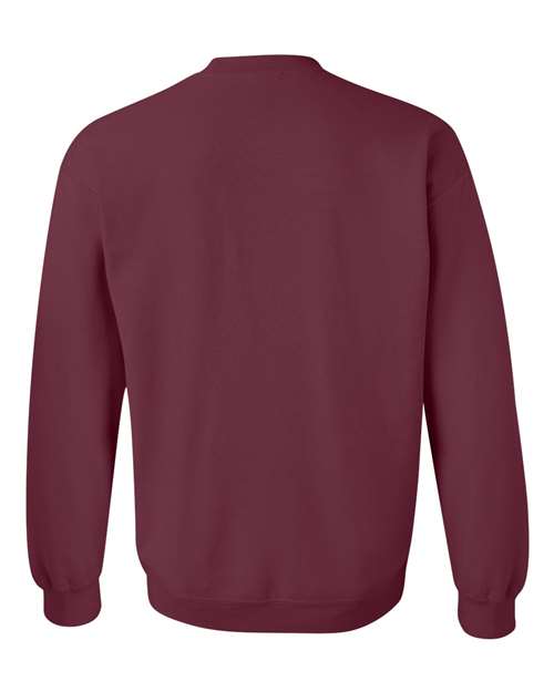 Gildan 18000, Unisex Heavy Blend Crewneck Sweatshirt, Maroon